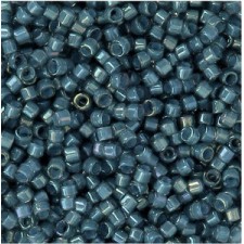 Miyuki delica Beads 11/0 - Fancy lined teal dark blue DB-2384